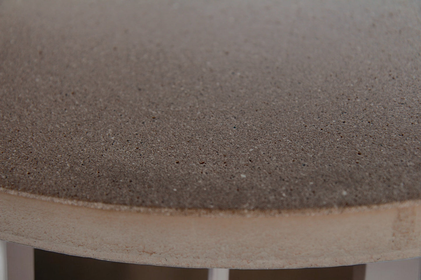 Brown Round Concrete Table